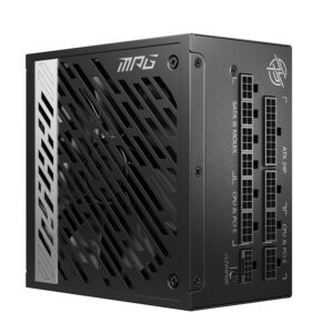 MSI MPG A1000G PCIE 5.1 & ATX 3.1 Gaming Power Supply - Full Modular - 80 Plus Gold Certified 1000W - 100% Japanese 105°C Capacitors - Compact Size - ATX PSU - 10 Year Warranty