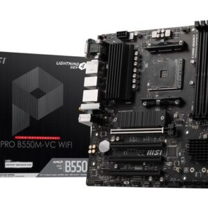 MSI PRO PRO B550M-VC WIFI AM4 MATX AMD Motherboard