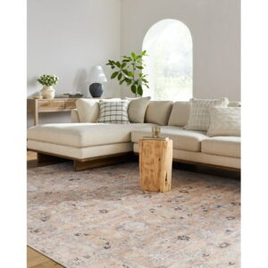 My Texas House Washable Everly Cream 7'6" x 9'5" Washable Area Rug