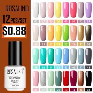 Nail Polish Set For Manicure LED UV Lamp vernis semi permanent uv gel nail polish Base top coat Varnishes