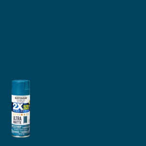 Nantucket Blue, Rust-Oleum American Accents 2X Ultra Cover Matte Spray Paint- 12 oz, 6 Pack