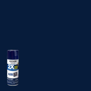 Navy Blue, Rust-Oleum American Accents 2X Ultra Cover Gloss Spray Paint- 12 oz, 6 Pack
