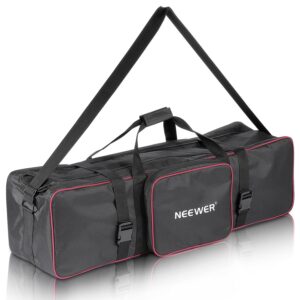 Neewer 39x10x10inch/100x25x25cm Photo Video Studio Kit Carrying Bag with Extra Side Pocket for Light Stands, Boom Stands, Umbrellas