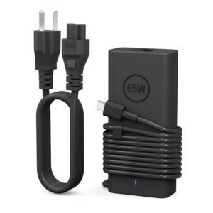 New Slim 65W Dell Laptop Charger USB C - For Latitude 5420/5520/7420/7430/7480/7490 & Inspiron 14/16/7620/2in1 Chromebook 3100 & XPS 13 LA65NM190