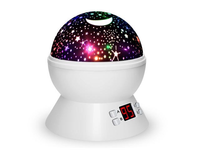 Night Lights for Kids Multiple Colors Rotating Star Projector with Timing Shutdown Function Night Light for Baby Boys and Girls
