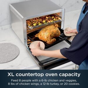 Ninja Air Fryer & Toaster Oven | Prestige Smart XL Countertop Oven | Bakes up to 20 Cookies, Fits up to a 12lb Turkey | Pizza, Toast, Bake, Air Fry & Reheat | 1800 Watts |...