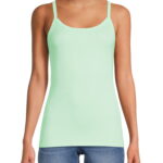 No Boundaries Ribbed Cami Top, 1 or 5-Pack, Women's