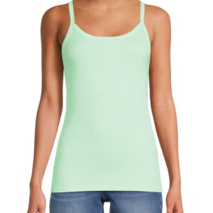 No Boundaries Ribbed Cami Top, 1 or 5-Pack, Women's