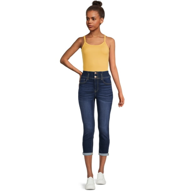 No Boundaries Ribbed Cami Top, 1 or 5-Pack, Women's