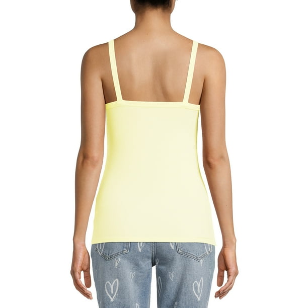 No Boundaries Ribbed Cami Top, 1 or 5-Pack, Women's