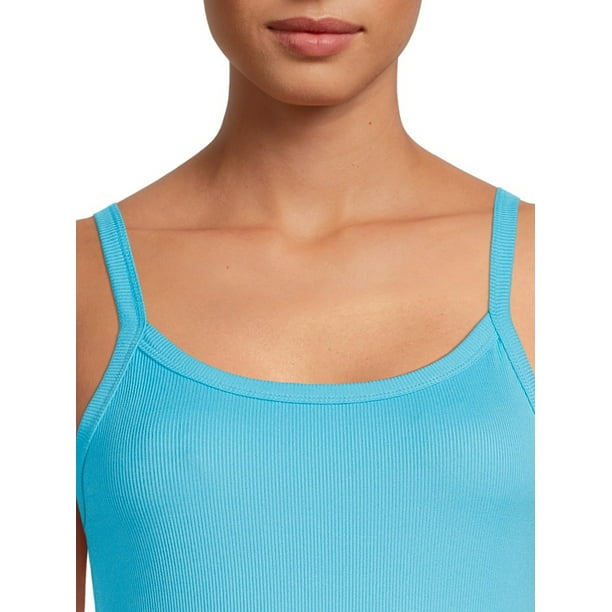 No Boundaries Ribbed Cami Top, 1 or 5-Pack, Women's
