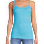 No Boundaries Ribbed Cami Top, 1 or 5-Pack, Women's