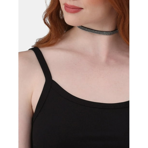 No Boundaries Ribbed Cami Top, 1 or 5-Pack, Women's