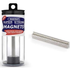 NSN0566 - MAGNET DISC 3.2X1.6MM 0.3KG PULL FORCE RARE EARTH NEODYMIUM (100 pcs/pkg)