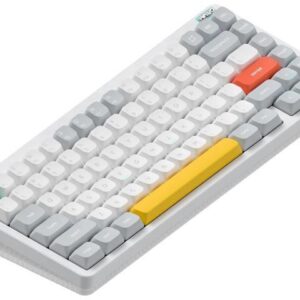NUPHY Halo75 V2 Mechancial Gaming Kyeboard,75% Wireless Hot Swappable Bluetooth keyboard,83 Kyes RGB Backlit Keyboard,Support Bluetooth/2.4GHz/USB-C -