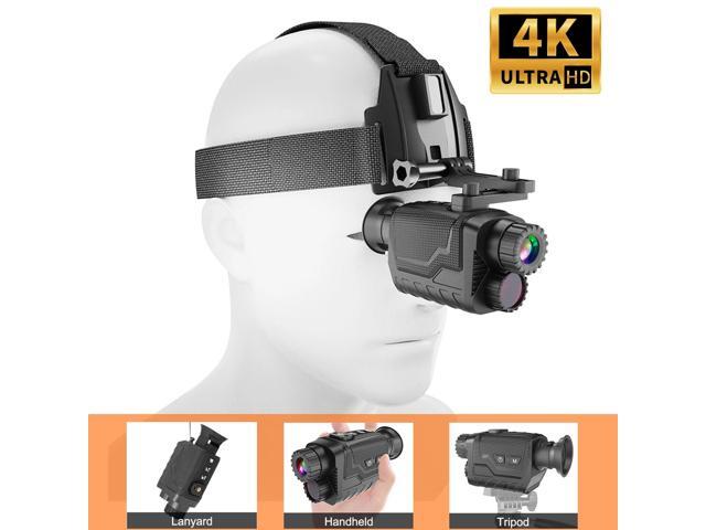 NV8260 Night Vision Head-mounted Monocular 400M 4K 1080P FHD 8X Digital Zoom