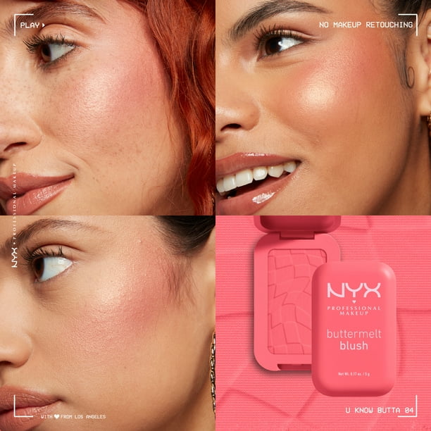 NYX Professional Makeup Buttermelt Powder Blush, U Know Butta