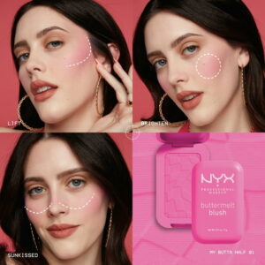 NYX Professional Makeup Buttermelt Powder Blush, U Know Butta