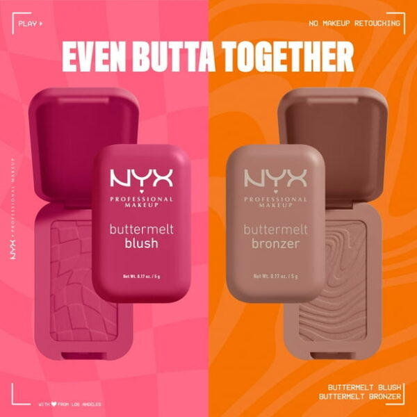 NYX Professional Makeup Buttermelt Powder Blush, U Know Butta