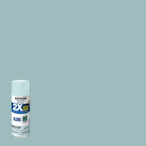 Ocean Mist, Rust-Oleum American Accents 2X Ultra Cover Gloss Spray Paint- 12 oz, 6 Pack