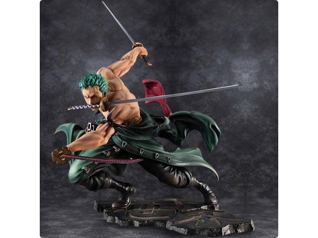 One Piece Roronoa Zoro Action Figures. 3000 world three knife mobile twodecoration model