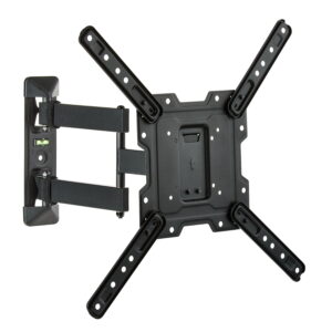onn Full Motion TV Wall Mount for 19" to 50" TVs, UL Listed, swivel ±45°, up to +5/-15°Tilting