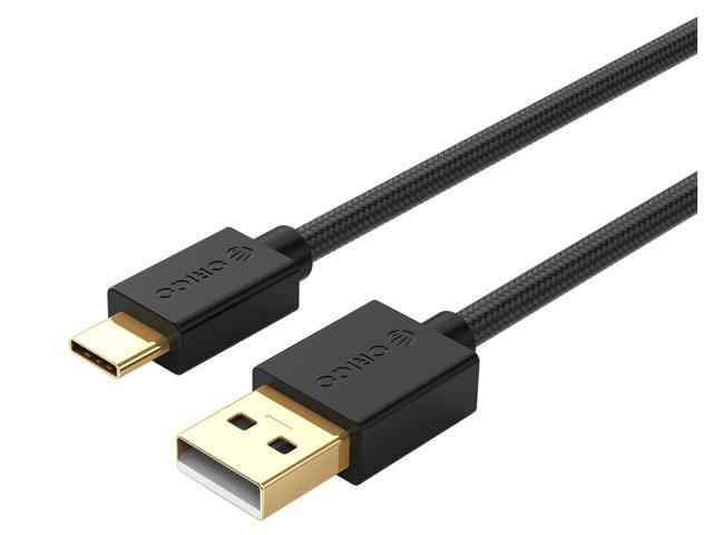 ORICO USB2.0 to USB 2.0 Male to Male Extension Cable - Black with Gold Plated Connectors 1.64ft-6.6ft 0.5m to 2m