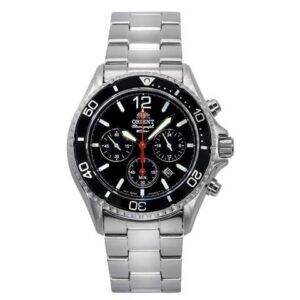 Orient Black Dial Solar Diver's 200M Men's Watch RA-TX0202B10B