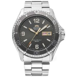 Orient Men's Automatic Mechanical Watch, 20Bar Waterproof Men's Watch, Fashion Casual Sport Luminous Men's Watch, Gray