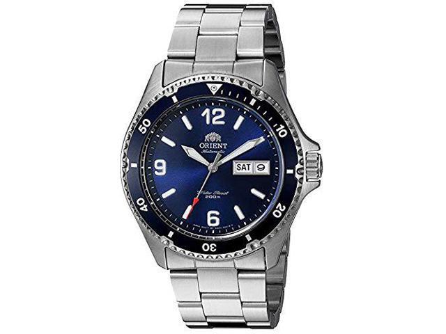 ORIENT Mens Mako II Japanese Automatic Stainless Steel Diving Watch