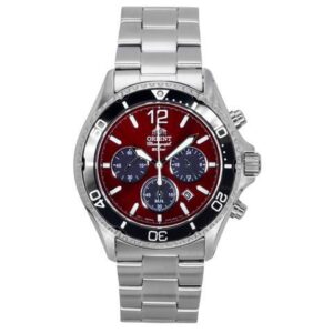 Orient Sports Sky Red Dial Quartz Diver's 200M Men's Watch RA-TX0207R
