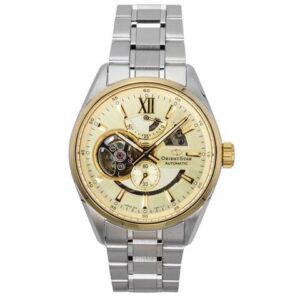 Orient Star Champagne Dial Automatic Casual 100M Men's Watch RE-AV0124G