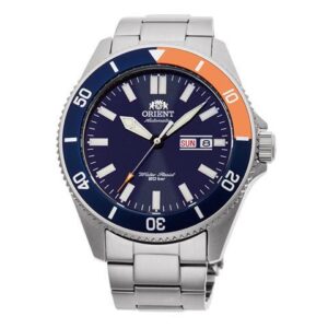 Orient Steel Strap Men's Automatic Mechanical Watch, 20Bar Waterproof Men's Watch, Fashion Casual Sport Luminous Men's Watch, Black