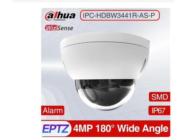 Original DH IPC-HDBW3441R-AS-P 4MP Wide Angle Fixed Dome WizSense Network Camera IP Camera IP67 IK10 POE Built-in MIC H.265