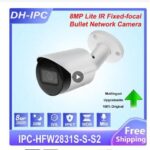 Original DH IPC-HFW2831S-S-S2 8MP Lite IR POE H265 CCTV Fixed-focal Bullet IP67 Network Camera