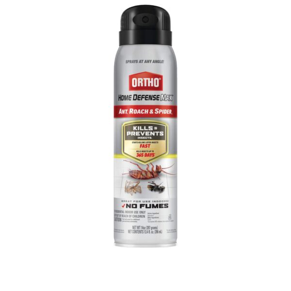 Ortho Home Defense Max Indoor Insect Barrier with Extended Reach Comfort Wand, Kills Ants, Roaches, Spiders, Fleas and Ticks, 1 gal.