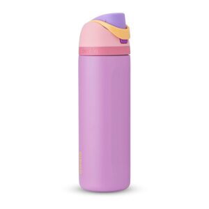 Owala Disney Princess FreeSip Insulated Stainless Steel Water Bottle with Straw for Sports and Travel, BPA-Free Sports Water Bottle, 24 oz, Rapunzel