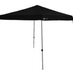 Ozark Trail 10' x 10' Instant Slant Leg Pop-up Canopy, Outdoor Shading Shelter, Black