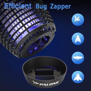 PALONE Electric Bug Zapper for Outdoor/Indoor, 4500V 20W Mosquito Zapper Indoor, Waterproof Mosquitos Killer Outdoor, Fly Home Garden Back Yard Patio