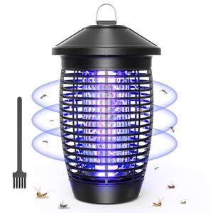 PALONE Electric Bug Zapper Outdoor, 20W Electirc Fly Zapper Indoor with Sturdy Top Hook, 4500V Mosquito Zapper Indoor with 3.9ft PVC Wire, Waterproof Bug Zapper for Outdoor,...