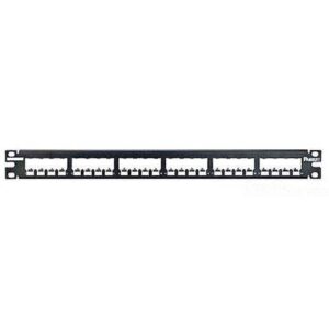 Panduit CP24BLY 24pt All Metal Modular Patch Panel 1 Ru