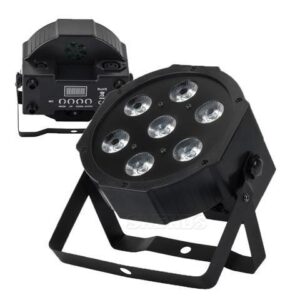 Par 7x18W RGBWA+UV 6IN1 Lighting Professional For Stage Effec Atmosphere Of Disco DJ Music Party Club Dance Floor