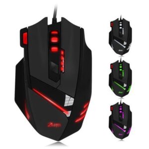 PC USB Gaming mice T60 7200 DPI Wired Computer Mice 7 Buttons Multi-Modes LED Lights Gaming Mouse for PC Mac