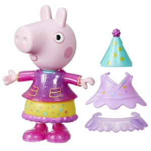 Peppa Pig Toys Peppa Pig Celebration Dress-Up 6” Figure, Preschool Toys, 3+