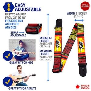 Perri's 2" Polyester Guns N' Roses Guitar Strap