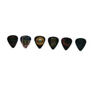 Perri's Leathers Artist Series 6 Pack Guitar Picks, Guns N Roses