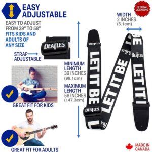 Perri's The Beatles Let It Be - Polyester Guitar Straps