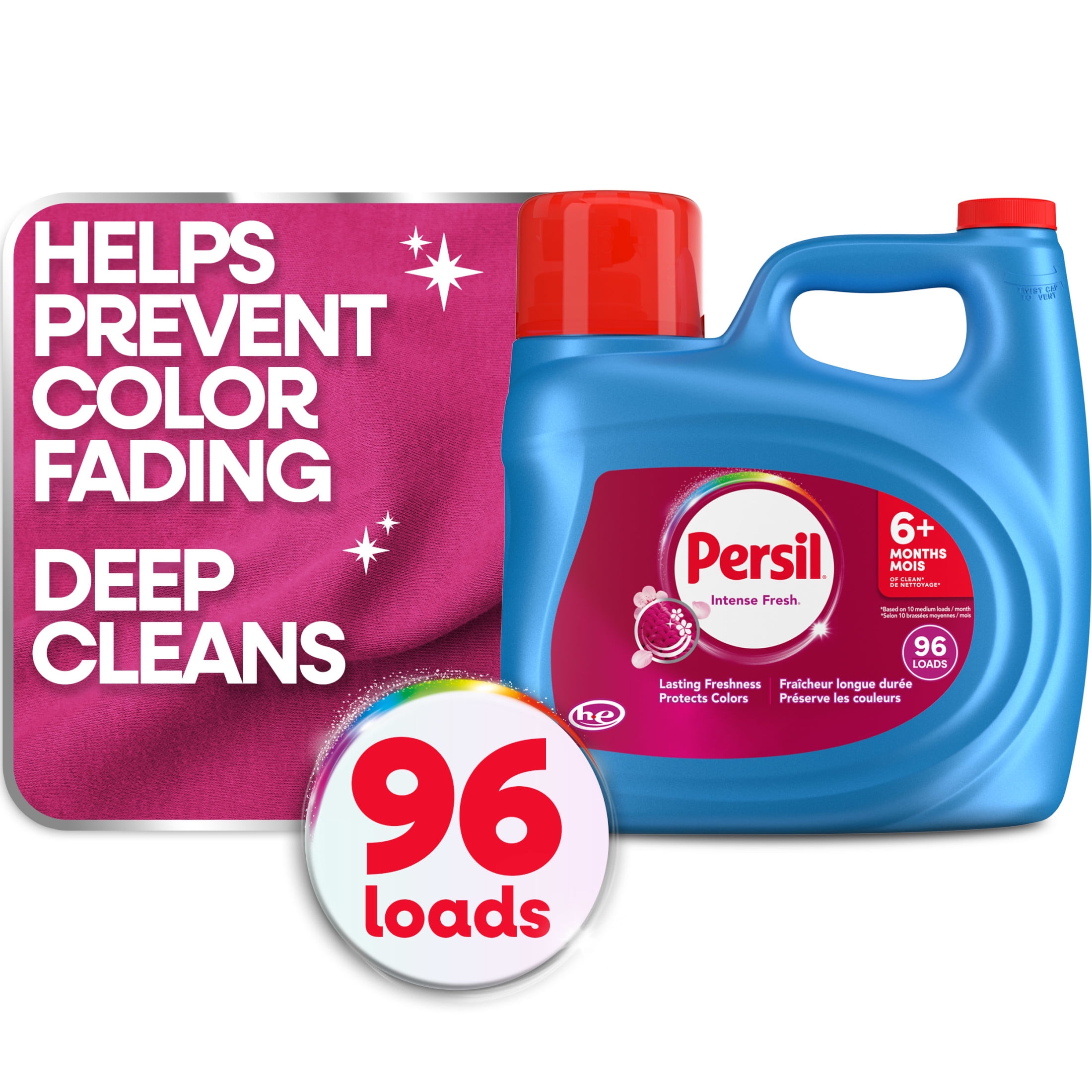Persil Deep Clean Liquid Laundry Detergent, Original, 126 fl oz, 96 Loads