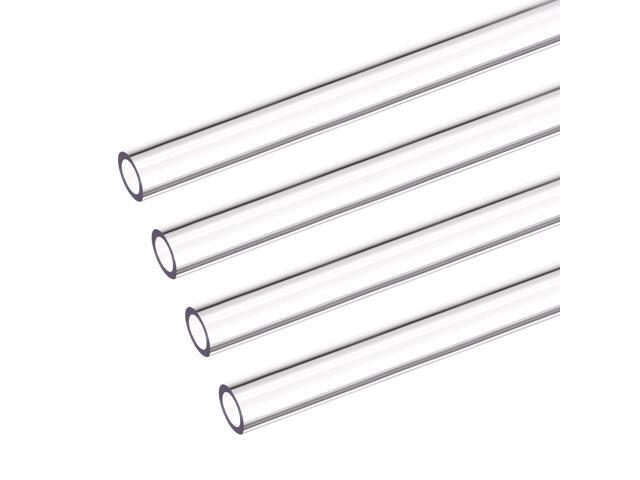 PETG Tubing Hard Tube 8mm ID, 12mm OD, 0.5m Length, Clear for PC Water-cooling System 4pcs