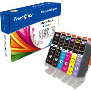 PGI 280 / CLI 281 XXL Compatible Set of 6 High Yield Ink with Photo Blue Canon PIXMA TS8100 TS8120 TS8200 TS8220 TS8300 TS8320 TS9100 TS9120 TS8222